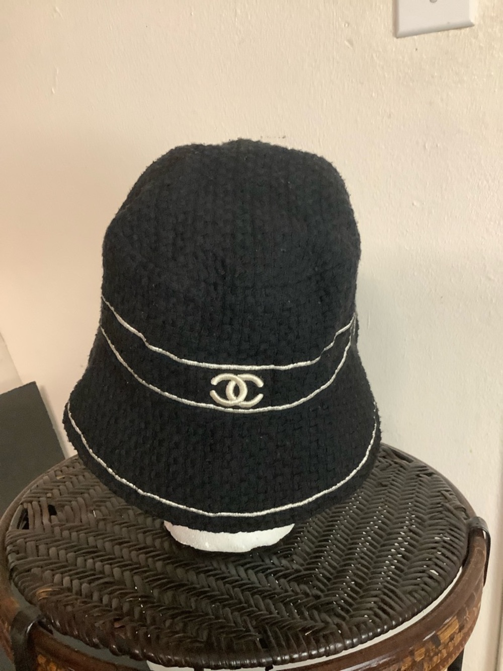 Chanel Black Bucket Hat - Picture 3 of 13